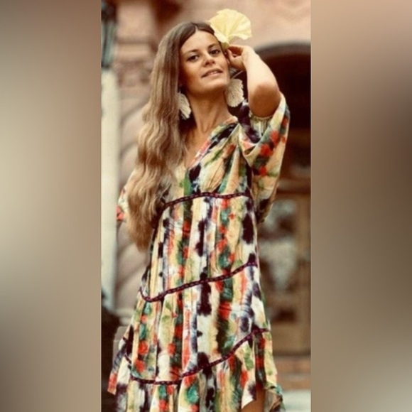 Bl-nk London X Anthropologie Ombré Tunic Dress Sz LP - Picture 2 of 3